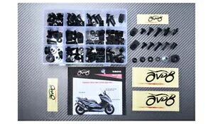 ppllWZbg ubN }n TMAX T-MAX 500 2008-2011- Specific Panel Screws Set Black Yamaha TMAX T-MAX 500 2008-2011-