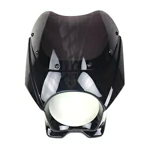 oCLO JX^ JtF ~j tFAO 5-3/4 C` wbhCg - ubN I[v{bNX 11-10030 Viking Custom Caf? Mini Fairing 5-3/4" Headlight - Black OPEN BOX 11-10030