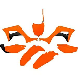 UFO �v���X�`�b�N �{�f�B�L�b�g - �u���s���N/�u���b�N - YZ85 �I�[�v���{�b�N�X HOKIT124-FFLU UFO Plastics Body Kit - Fluorescent Pink/Black - YZ85 OPEN BOX HOKIT124-FFLU �y���s�A���i�z