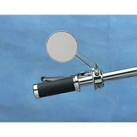 ドラッグスペシャリティーズ ラウンドミラー ショートステム付 DS-302155 Drag Specialties Round Mirror with Short Stem DS-302155