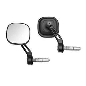 NAL fW[ o[Gh~[ TeubN I[v{bNX 6657 Kuryakyn Dillinger Bar End Mirrors Satin Black OPEN BOX 6657