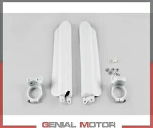 gNXtH[NJo[ UFO PLAST pCIzCgtH[Np- Motocross Fork Covers UFO PLAST for Paioli White Forks-