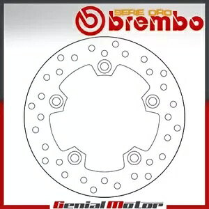 �u���[�L�f�B�X�N�Œ�u�����{�Z���G�I�����A�X�Y�L�o�[�O�}�� 250 1998 - 2002 Brake Disc Fixed Brembo Serie Oro Rear for Suzuki Burgman 250 1998 - 2002 �y���s�A���i�z