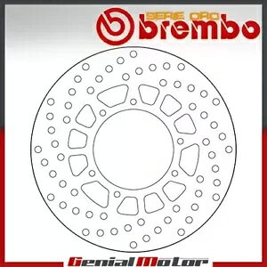 �u���[�L�f�B�X�N�Œ�u�����{�Z���G�I�����A���}�n Xt E 600 1990 - 1994 Brake Disc Fixed Brembo Serie Oro Rear for Yamaha Xt E 600 1990 - 1994