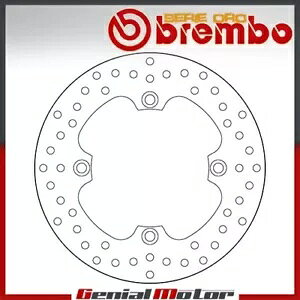 �u���[�L�f�B�X�N �Œ� Brembo Serie Oro ���A�p Husqvarna Smr 510 2005 Brake Disc Fixed Brembo Serie Oro Rear for Husqvarna Smr 510 2005 �y���s�A���i�z