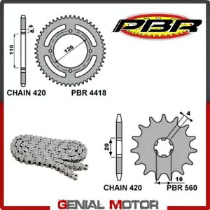 EK1642 `F[ƃXvPbgLbg 13 / 47 / 420 PBR KAWASAKI KX 2002 - 2018 EK1642 Chain and Sprockets Kit 13 / 47 / 420 PBR KAWASAKI KX 2002 - 2018