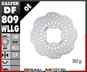 Galfer ���A�u���[�L�f�B�X�N WAVE FIX �t���^�C�v 150x2.9 R �g���C�A�� SCORPA TWENTY125 15-17 Galfer Rear Brake Disc WAVE FIX FULL TYPE 150x2.9 R TRIAL SCORPA TWENTY125 15-17 �y���s�A���i�z