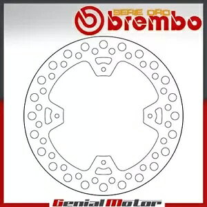 u[L fBXN Œu{ I A z_ Cr F X[p[^[h 125 2000 - 2005 Brake Disc Fixed Brembo Oro Rear Honda Cr F Supermotard 125 2000 - 2005