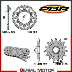 EK1420 �`�F�[���ƃX�v���P�b�g�L�b�g 13 / 48 / 520 PBR GAS-GAS EX / XC 4T 2013 - 2015 EK1420 Chain and Sprockets Kit 13 / 48 / 520 PBR GAS-GAS EX / XC 4T 2013 - 2015 �y���s�A���i�z