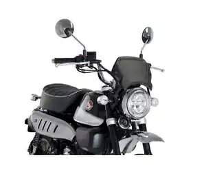 PUIG �A���~ �t�����g �p�l�� �z���_ �����L�[ 125 2019 - 2024 �u���b�N- PUIG Aluminum Front Panel Honda Monkey 125 2019 - 2024 Black- �y���s�A���i�z