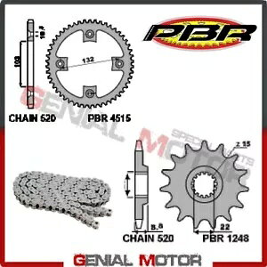 EK2949 `F[ƃXvPbgLbg 15 / 38 / 520 PBR KTM XC 2008 - 2012 EK2949 Chain and Sprockets Kit 15 / 38 / 520 PBR for KTM XC 2008 - 2012