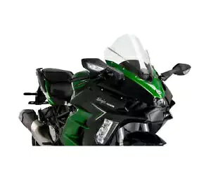 PUIG tgKX 21714W Z-[VO JTL jW H2 SX 2020 - 2024  PUIG Windshield 21714W Z-RACING KAWASAKI NINJA H2 SX 2020 - 2024 TRANSPARENT