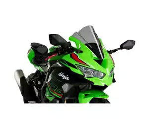 PUIG tgKX 21767H Z-[VO JTL ZX-4RR jW 2024 CgX[N PUIG Windshield 21767H Z-RACING KAWASAKI ZX-4RR NINJA 2024 LIGHT SMOKE