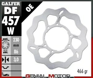 Galfer �t�����g �u���[�L �f�B�X�N �E�F�[�u�Œ� 230x3mm ���}�n YZ 250�AWR 1989-1989 Galfer Front Brake Disc WAVE FIXED 230x3mm YAMAHA YZ 250, WR 1989-1989