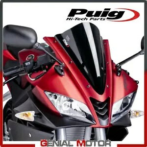 EChveNVfBXN PUIG ubN 4637N }n YZF-R125 125 2008 / 2018- WIND PROTECTION DISC PUIG BLACK 4637N YAMAHA YZF-R125 125 2008 / 2018-