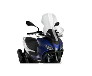 PUIG �t�����g�K���X 21482W V-TECH LINE TOU APRILIA SR200 GT SP 2022 2024 ���� PUIG Windshield 21482W V-TECH LINE TOU APRILIA SR200 GT SP 2022 2024 TRANSPARENT �y���s�A���i�z