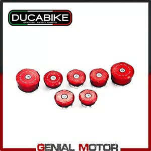 CNC HA~jẼt[ Lbv bh Ducabike Ducati 848 2008-2013 Frame Caps Red in Machined Aluminum With CNC Ducabike Ducati 848 2008-2013