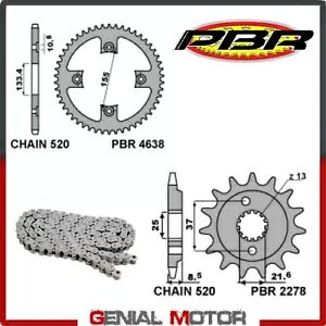 EK2594G `F[ƃXvPbgLbg 14 / 37 / 520 PBR POLARIS OUTLAW 2006 - 2011 EK2594G Chain and Sprockets Kit 14 / 37 / 520 PBR POLARIS OUTLAW 2006 - 2011