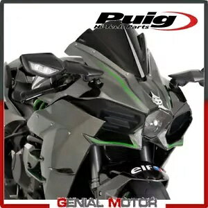 PUIG EBhV[h ubN 7631N JTL jW 1000 H2R 2015 / 2018 PUIG WINDSHIELD BLACK 7631N KAWASAKI NINJA 1000 H2R 2015 / 2018