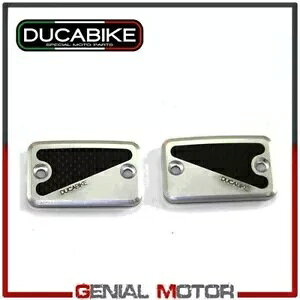 t̃^N Lbv Vo[ TLS06E Ducabike Ducati Supersport 620 2003 - 2004 Liquid Tank Caps Silver TLS06E Ducabike Ducati Supersport 620 2003 - 2004