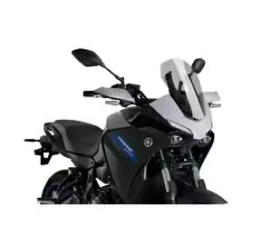 Puig �t�����g�K���X ���C�g�X���[�N �X�|�[�c 20433H ���}�n �g���[�T�[ 700 2020�p Puig Windshield Light Smoke Sport 20433H for YAMAHA TRACER 700 2020 �y���s�A���i�z
