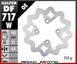 Galfer �u���[�L�f�B�X�N �t�����g WAV FIX 165x4.4mm CANNONDALE 4�� BLAZE440 IZQ2002- Galfer brake discs front WAV FIX 165x4.4 mm CANNONDALE 4 wheels BLAZE440 IZQ2002- �y���s�A���i�z