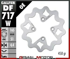 Galfer �u���[�L�f�B�X�N �t�����g �E�F�[�u �t�B�b�N�X 165x4.4mm Cannondale4 �z�C�[��MOTO 440DER 2002- Galfer brake discs front wave fix 165x4.4mm Cannondale4 WheelsMOTO 440DER 2002- �y���s�A���i�z
