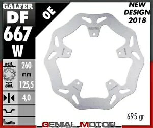 Galfer �u���[�L �f�B�X�N �t�����g �E�F�[�u�Œ� 260x4 mm Gilera nexus �� 2006-2006- Galfer brake discs front wave fixed 260x4 mm Gilera nexus i.e. 2006-2006- �y���s�A���i�z