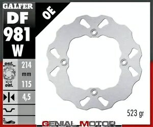 Galfer ���A �u���[�L�f�B�X�N 214x4,5UTV MAVERICK1000 ���A X3 MAX �^�[�{ R IZQ/�� 18 Galfer Rear BrakeDisc 214x4,5UTV MAVERICK1000 REAR X3 MAX TURBO R IZQ/LEFT 18 �y���s�A���i�z
