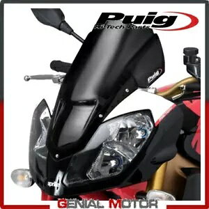 EChveNVfBXN PUIG ubN 4110N AvA gDI[m 1000 R 2006 / 2010- WIND PROTECTION DISC PUIG BLACK 4110N APRILIA TUONO 1000 R 2006 / 2010-