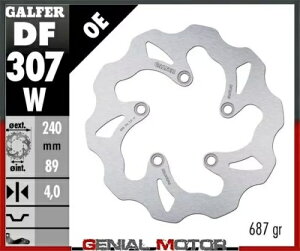 Galfer ���A �u���[�L �f�B�X�N �E�F�[�u �Œ� 240x4mm KYMCO NEW DOWNTOWN 125 2016 Galfer Rear Brake Disc WAVE FIXED 240x4mm KYMCO NEW DOWNTOWN 125 2016 �y���s�A���i�z