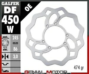 Galfer �t�����g �u���[�L �f�B�X�N WAVE FIXED 245x3mm ���}�n XTZ 250 X 2007 Galfer Front Brake Disc WAVE FIXED 245x3mm YAMAHA XTZ 250 X 2007 �y���s�A���i�z