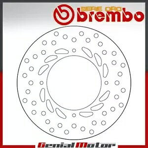 �u���[�L�f�B�X�N�Œ�u�����{�Z���G�I�����A�z���_ SLR 650 1997 - 1999 Brake Disc Fixed Brembo Serie Oro Rear for Honda Slr 650 1997 - 1999 �y���s�A���i�z