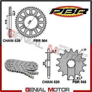 EK2989 `F[ƃXvPbgLbg 14 / 43 / 520 PBR }n YZF-R3 2015 - 2019 EK2989 Chain and Sprockets Kit 14 / 43 / 520 PBR YAMAHA YZF-R3 2015 - 2019