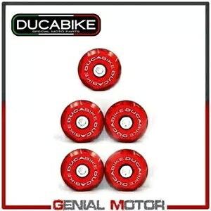 �t���[�� �L���b�v 998 �@�B���H�A���~�j�E�� CNC ���b�h Ducabike Ducati 998 2002 - 2004 Frame Caps 998 in Machined Aluminum CNC Red Ducabike Ducati 998 2002 - 2004