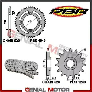 EK2966G `F[ƃXvPbgLbg 11 / 48 / 520 PBR KTM t[Ch 2012 - 2016 EK2966G Chain and Sprockets Kit 11 / 48 / 520 PBR for KTM FREERIDE 2012 - 2016