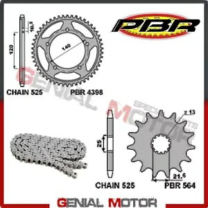 EK2720G `F[ƃXvPbgLbg 17 / 42 / 525 PBR XYL GSR 2011 - 2014 EK2720G Chain and Sprockets Kit 17 / 42 / 525 PBR SUZUKI GSR 2011 - 2014