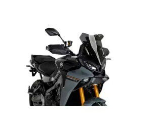 PUIG �t�����g�K���X 21967F SP YAMAHA TRACER 9 GT PLUS 2023 2024 DARK SMOKE- PUIG windshield 21967F SP YAMAHA TRACER 9 GT PLUS 2023 2024 DARK SMOKE- �y���s�A���i�z