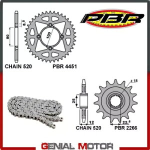 EK1419 `F[ƃXvPbgLbg 11 / 42 / 520 PBR GAS-GAS TXT PRO 2004 - 2015 EK1419 Chain and Sprockets Kit 11 / 42 / 520 PBR GAS-GAS TXT PRO 2004 - 2015