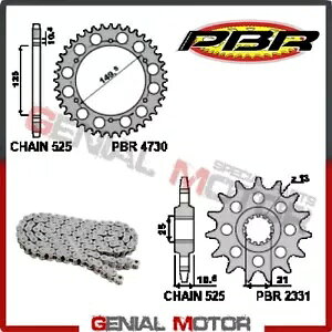 EK1144G `F[ƃXvPbgLbg 14 / 44 / 525 PBR xl TRK502X 2018 EK1144G Chain and Sprockets Kit 14 / 44 / 525 PBR BENELLI TRK502X 2018