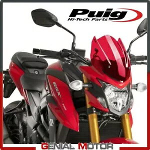PUIG �t�����g�K���X ���b�h 9435R �X�Y�L GSX-S 750 2017 / 2019 PUIG WINDSHIELD RED 9435R SUZUKI GSX-S 750 2017 / 2019 �y���s�A���i�z