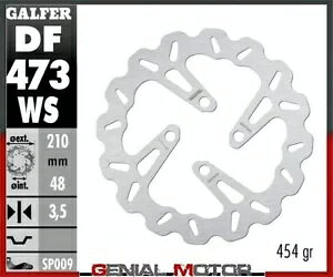 Galfer �u���[�L�f�B�X�N �t�����g �E�F�[�u �t�B�b�N�X �I�[�o�[�T�C�Y 210x3.5mm ���}�n BW'S WHEEL12 2006- Galfer brake discs front wave fix oversize 210x3.5mm Yamaha BW'S WHEEL12 2006- �y���s�A���i�z
