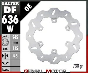Galfer A u[L fBXN EF[uŒ 243,5x4,5mm hDJeB 959 pjK[ 2016-2020 Galfer Rear Brake Disc WAVE FIXED 243,5x4,5mm DUCATI 959 PANIGALE 2016-2020