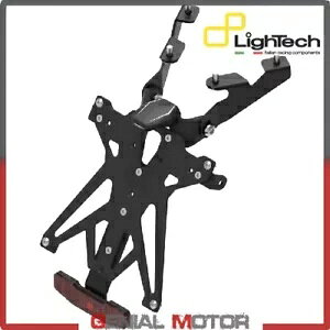LIGHTECH �����\���F�v���[�g�z���_�[ KTARSU109A1 �X�Y�L GSX-R 600 2011 2017 LIGHTECH Adjustable Approved Plate Holder KTARSU109A1 Suzuki GSX-R 600 2011 2017 �y���s�A���i�z