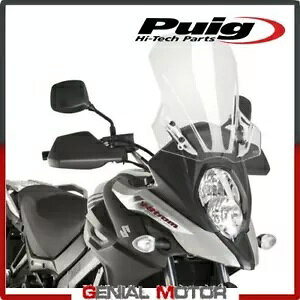PUIG tgKX  9719W XYL DL V-STROM 650 2017 / 2019 PUIG WINDSHIELD TRANSPARENT 9719W SUZUKI DL V-STROM 650 2017 / 2019