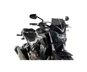 PUIG �t�����g�K���X 21412F �l�C�L�b�h NG �X�|�[�c �z���_ CB500F 2022 - 2024 �_�[�N�X���[�N PUIG Windshield 21412F NAKED NG SPORT HONDA CB500F 2022 - 2024 DARK SMOKE