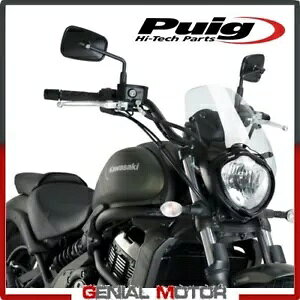 EChveNVfBXN PUIG  3175W KAWASAKI oJ 650 S 2015 / 2019- WIND PROTECTION DISC PUIG TRANSPARENT 3175W KAWASAKI VULCAN 650 S 2015 / 2019-