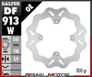 Galfer ���A �u���[�L �f�B�X�N �E�F�[�u�Œ� 245x5mm �h�D�J�e�B �n�C�p�[���^�[�h 821 2013 Galfer Rear Brake Disc WAVE FIXED 245x5mm DUCATI HYPERMOTARD 821 2013 �y���s�A���i�z