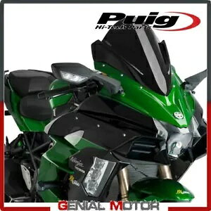 PUIG EBhV[h ubN 9704N JTL jW 1000 H2 SX 2018 / 2019 PUIG WINDSHIELD BLACK 9704N KAWASAKI NINJA 1000 H2 SX 2018 / 2019