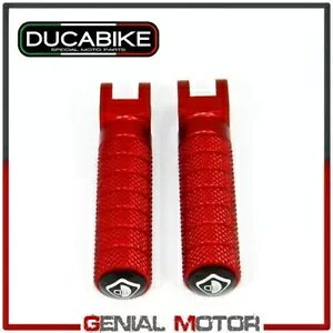 �^�]�ȃt�b�g���X�g ���b�h PPDV07A Ducabike Ducati Hypermotard 939 Sp 2016- Driver footrests red PPDV07A Ducabike Ducati Hypermotard 939 Sp 2016- �y���s�A���i�z